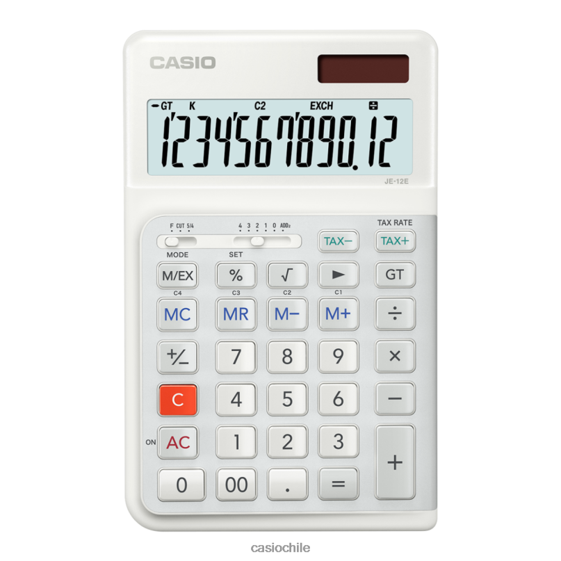 Casio je-12e-we calculadora ergonómica compacta 4866J1022 accesorio - Image 2