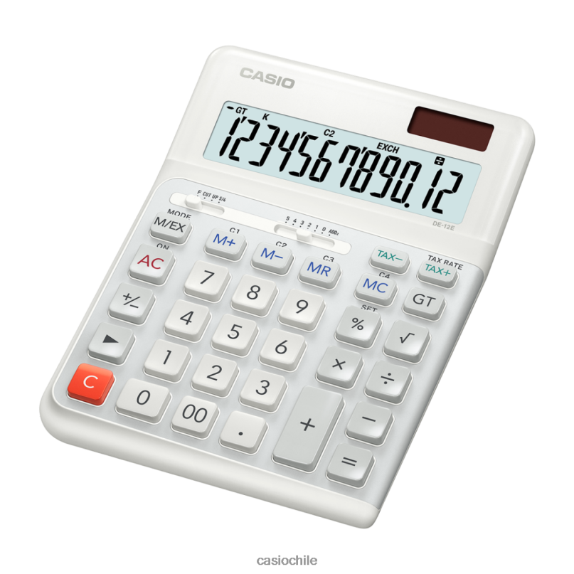 Casio de-12e-we calculadora de escritorio ergonómica 4866J1023 accesorio